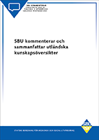 Publikationstypen SBU Kommenterar