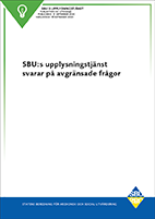 Publikationstypen SBU:s upplysningstjänst