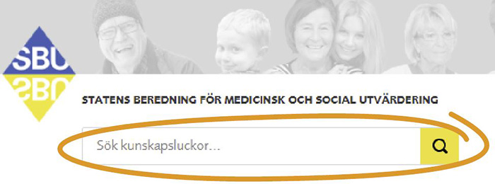 Sökrutan för vetenskapliga kunskapsluckor
