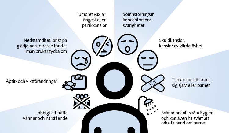 8 exempel på vanligt förekommande symtom