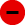 Röd cirkel med minustecken