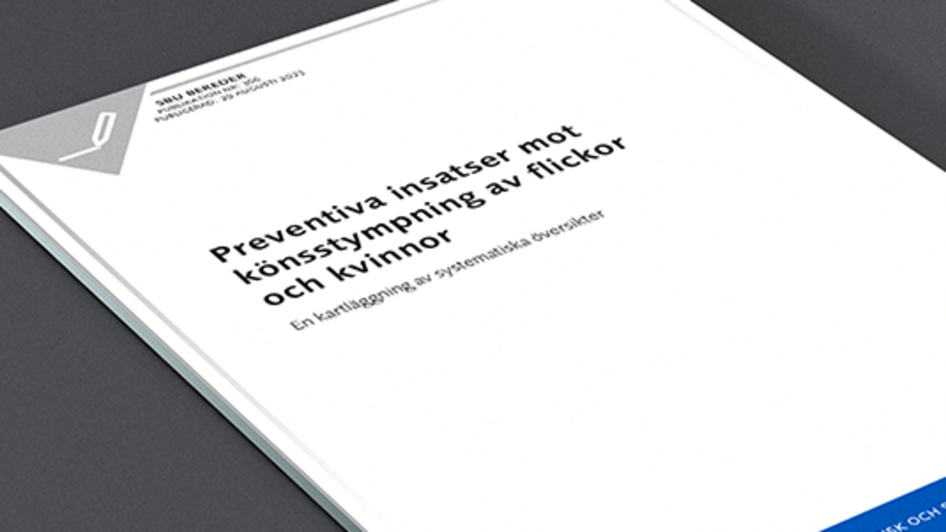 rapportomslag till Preventiva insatser mot könsstympning av flickor och kvinnor rapport nr 366