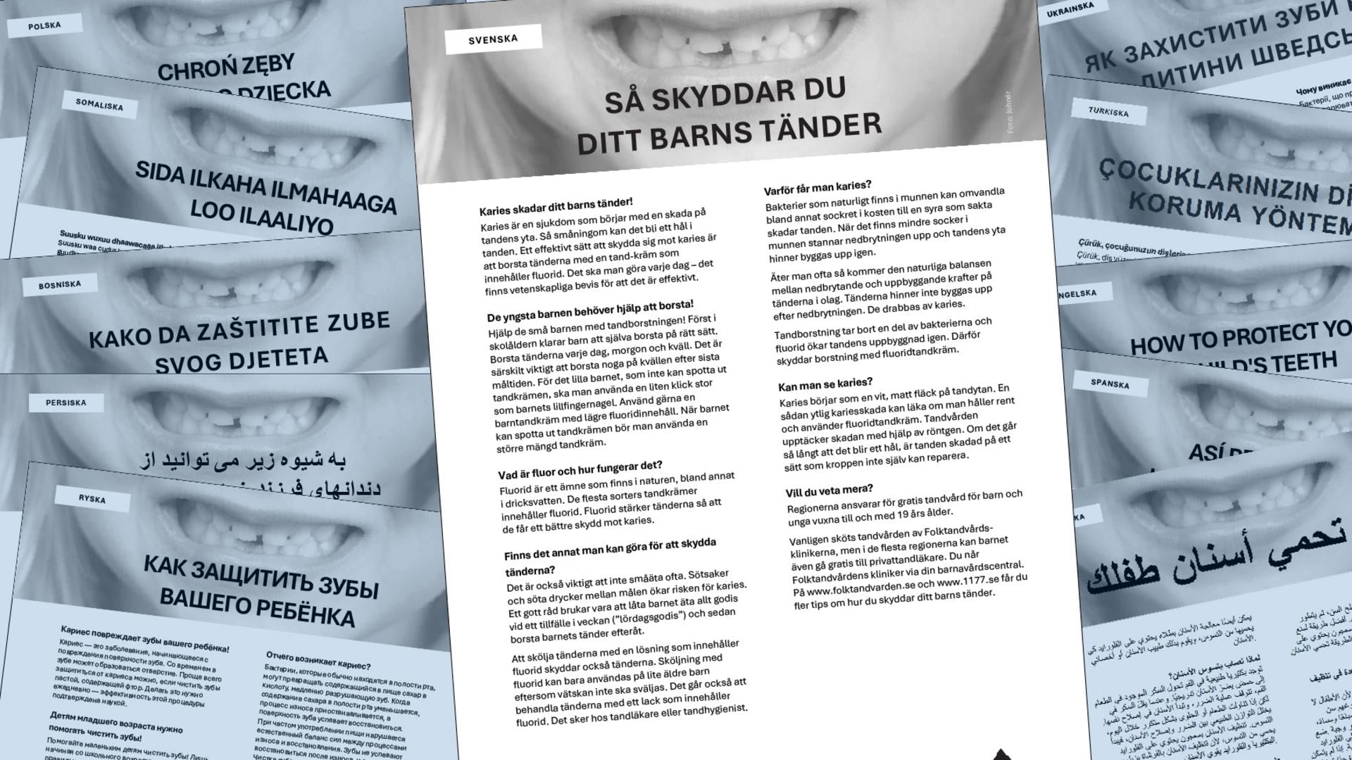 Faktablad karies