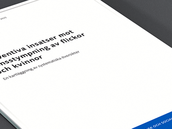 rapportomslag till Preventiva insatser mot könsstympning av flickor och kvinnor rapport nr 366
